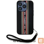 Kitos prekės Karl Lagerfeld  Karl Lagerfeld Saffiano Athleisure Stripes Cord iPhone 15 Pro Case - Red 