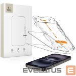 Kitos prekės Tech-Protect  Tech-Protect Quick Set+ Tempered Glass 2-pack for iPhone 15 / 16 