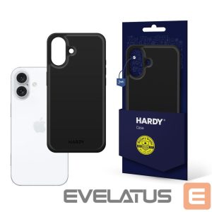 Kitos prekės 3MK  3mk Hardy Apple Silky Leather MagCase for Apple iPhone 16 Plus - Black 