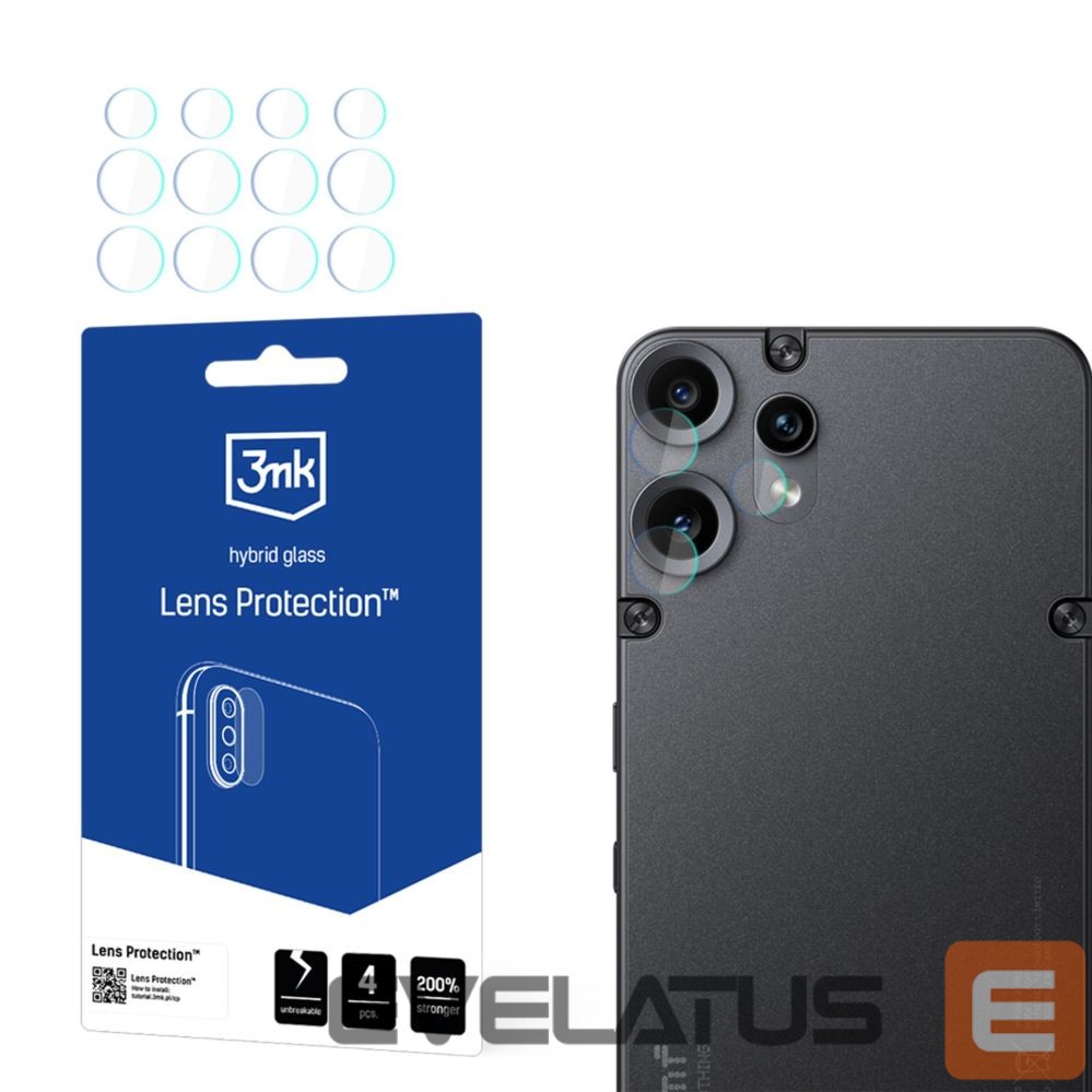 Kitos prekės 3MK 3mk Lens Protection Hybrid Camera Lens Glass for CMF Phone 2 Pro by Nothing