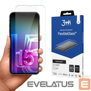 Kitos prekės 3MK  Hybrid glass 3mk FlexibleGlass v2.0 for Apple iPhone 15 Pro Max 