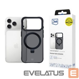 Kitos prekės 3MK  3mk Smoke Case Mag&Stand for iPhone 17 Pro Max - Black 