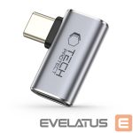 Kitos prekės Tech-Protect  Tech-Protect Ultraboost AA01 USB-C Angled Adapter - Gray 