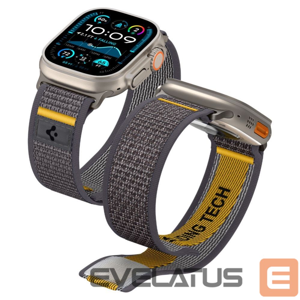 Kitos prekės Spigen Spigen Athlex Air Strap for Apple Watch 44 / 45 / 46 / 49 mm - Gray