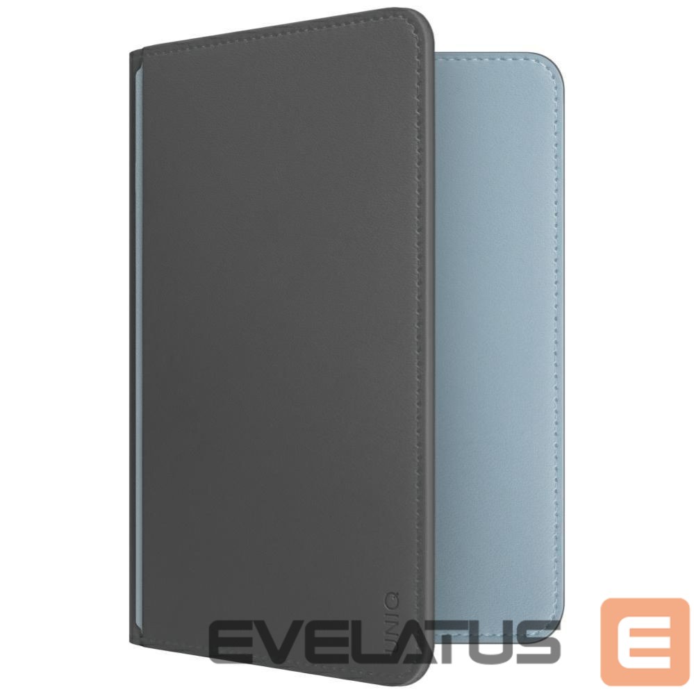 Kitos prekės UNIQ Uniq Belmont Passport Case with Apple Find My RFID Blocking Gray Blue
