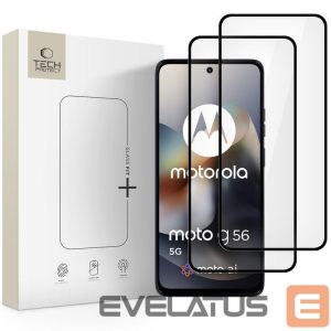 Kitos prekės Tech-Protect  Tech-Protect Glass Fit+ 2-pack tempered glass for Motorola Moto G56 5G - black 