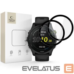 Kitos prekės Tech-Protect  Tech-Protect Glass Flex+ 2-pack hybrid glass for Garmin Forerunner 225 / 255 Music - black 