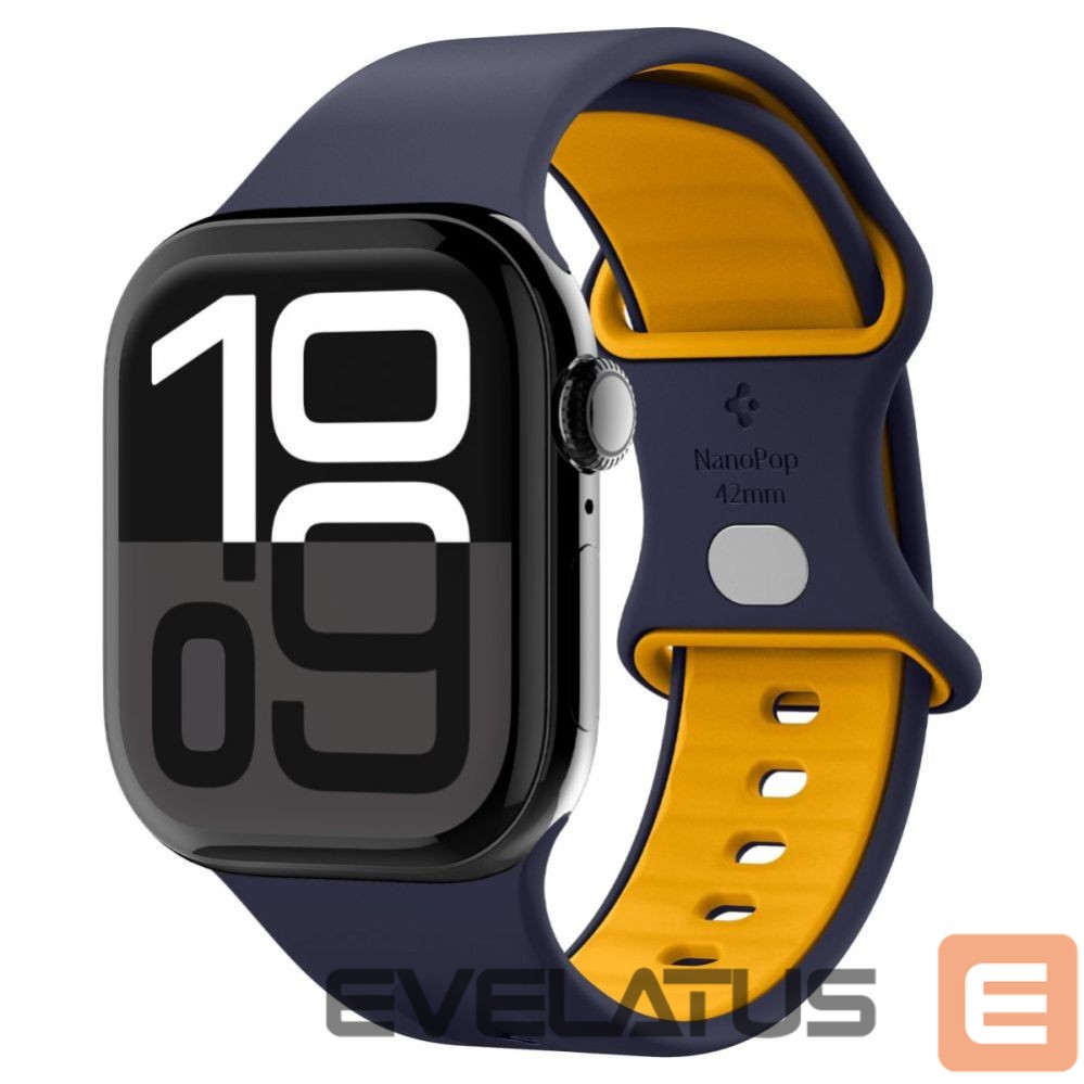 Kitos prekės Spigen Spigen Nano Pop Strap for Apple Watch 40/41/42 mm - Navy Blue/Orange