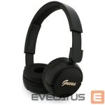 Kitos prekės Guess  Guess Metal Logo Script Over-Ear Headphones - Black 