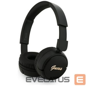 Kitos prekės Guess  Guess Metal Logo Script Over-Ear Headphones - Black 