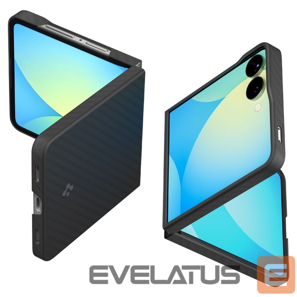 Kitos prekės Spigen Spigen AirSkin Aramid Case for Samsung Galaxy Z Flip 7 - Black