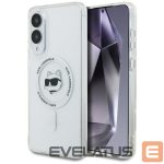 Kitos prekės Karl Lagerfeld  Karl Lagerfeld Button Choupette Head Printed Logo MagSafe Case for Samsung Galaxy S25 Edge - White 