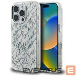 Kitos prekės Karl Lagerfeld  Karl Lagerfeld IML Karl Script Pattern MagSafe Case for iPhone 16 Pro Max - White 