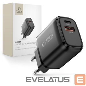 Kitos prekės Tech-Protect  Tech-Protect NCA20 PD 20W / QC3.0 USB-A / USB-C wall charger - black 