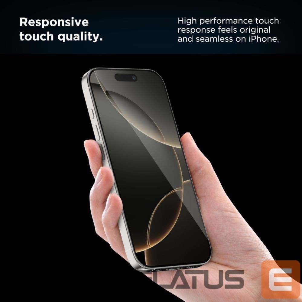 Kitos prekės Tech-Protect Tech-Protect Quick Set+ 2-pack tempered glass for iPhone 17 Air - black