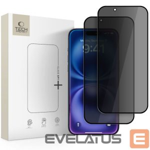 Kitos prekės Tech-Protect  Tech-Protect Glass Spy+ 2-pack privacy glass for iPhone 17 Air 