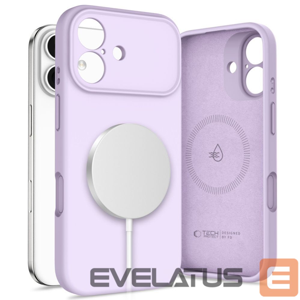 Kitos prekės Tech-Protect Tech-Protect Silicone MagSafe Case for iPhone 17 - Purple