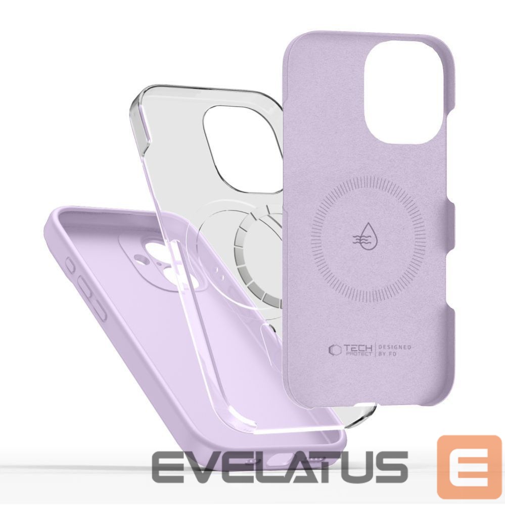 Kitos prekės Tech-Protect Tech-Protect Silicone MagSafe Case for iPhone 17 - Purple