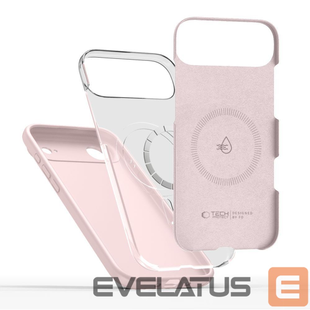 Kitos prekės Tech-Protect Tech-Protect Silicone MagSafe Case for iPhone 17 Air - Pink