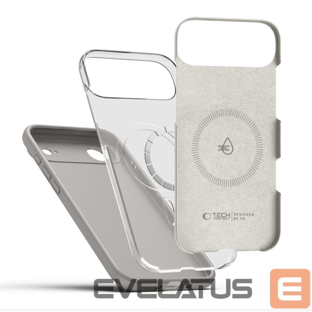 Kitos prekės Tech-Protect Tech-Protect Silicone MagSafe Case for iPhone 17 Air - Gray
