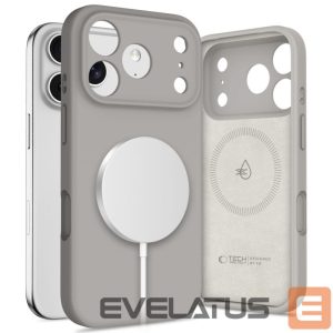 Kitos prekės Tech-Protect  Tech-Protect Silicone MagSafe Case for iPhone 17 Pro - Gray 