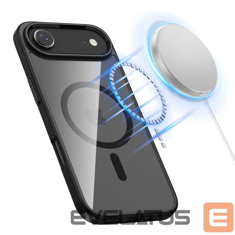 Kitos prekės Tech-Protect Tech-Protect MagFlex MagSafe Case for iPhone 17 Air - Clear Black