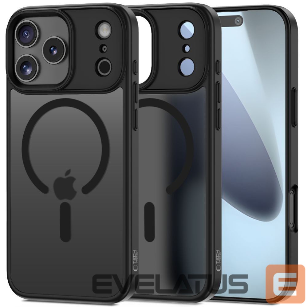 Kitos prekės Tech-Protect Tech-Protect MagMat MagSafe Case for iPhone 17 Pro Max - Matte Black