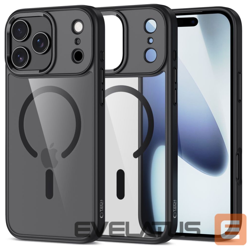Kitos prekės Tech-Protect Tech-Protect MagMat MagSafe Case for iPhone 17 Pro Max - Clear Black