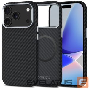 Kitos prekės Tech-Protect  Tech-Protect Ion Carbon MagSafe Case for iPhone 17 Pro Max - Gray/Black 