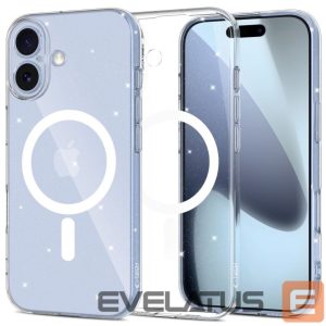 Kitos prekės Tech-Protect  Tech-Protect FlexAir MagSafe Case for iPhone 17 - Clear Glitter 