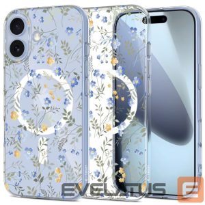 Kitos prekės Tech-Protect  Tech-Protect FlexAir MagSafe Case for iPhone 17 - Daisies with Leaves 