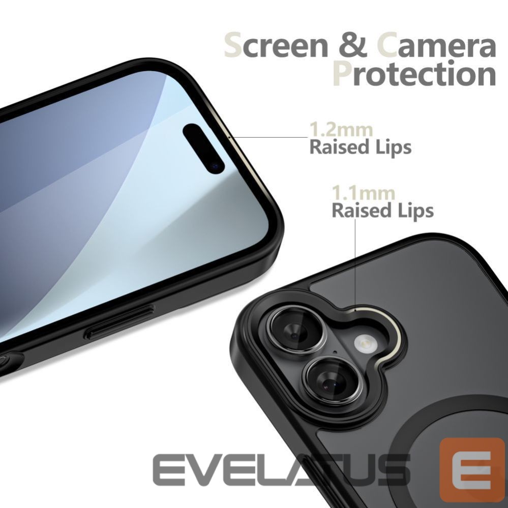 Kitos prekės Tech-Protect Tech-Protect MagMat XT 4-set MagSafe case for iPhone 17 - matte black