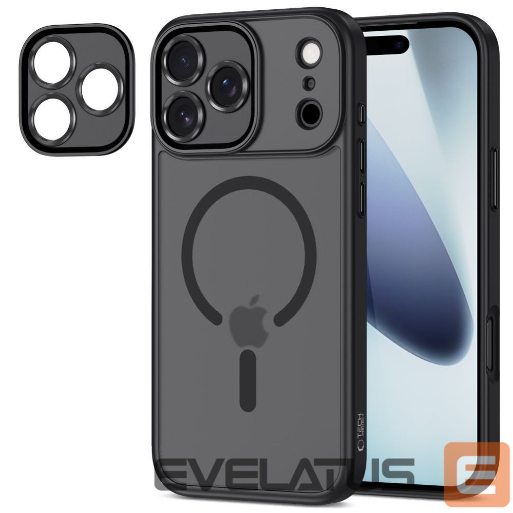 Kitos prekės Tech-Protect Tech-Protect MagCam MagSafe Case for iPhone 17 Pro Max - Matte Black
