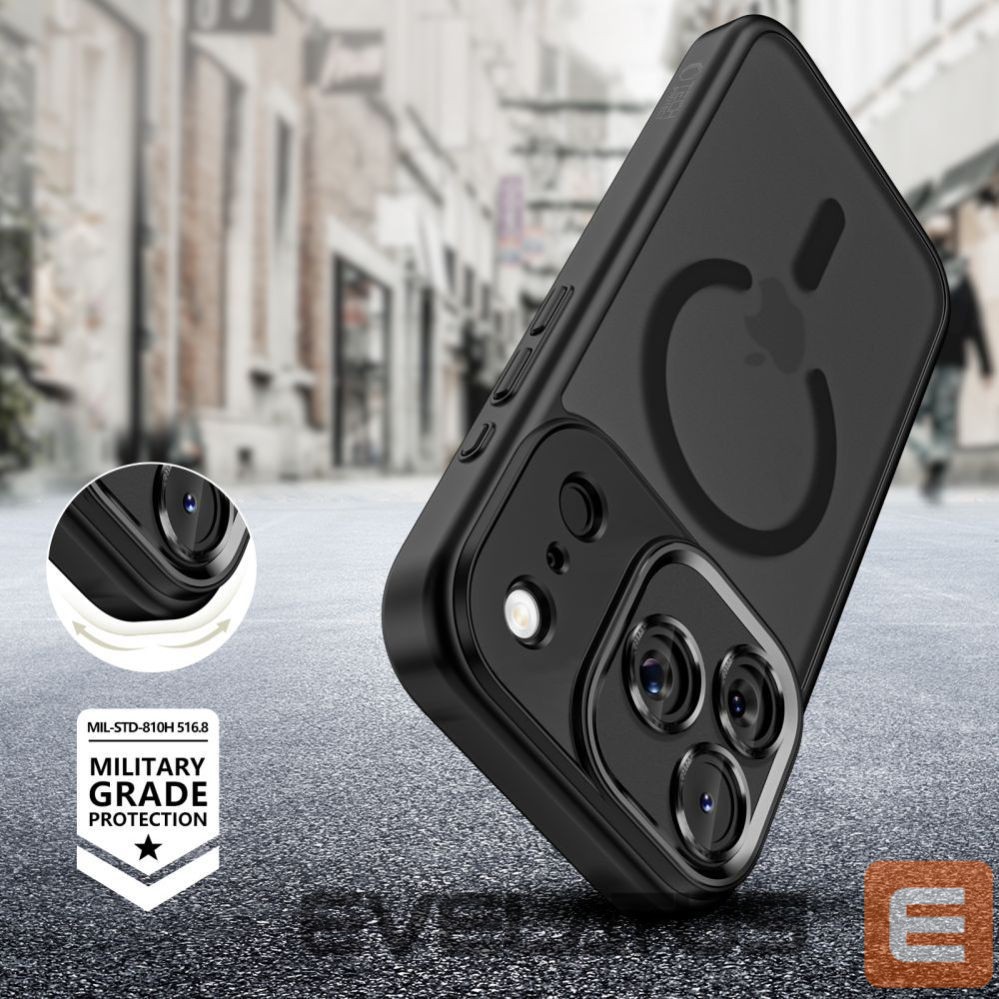 Kitos prekės Tech-Protect Tech-Protect MagCam MagSafe Case for iPhone 17 Pro Max - Matte Black