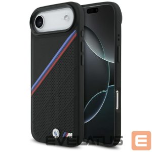 Kitos prekės BMW  BMW M Tricolor Metal Logo MagSafe Case for iPhone 17 Air - Black 