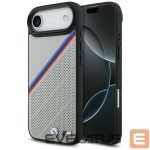 Kitos prekės BMW  BMW M Tricolor Metal Logo MagSafe Case for iPhone 17 Air - Gray 