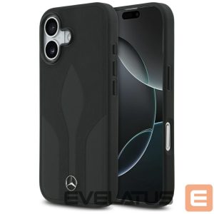Kitos prekės Mercedes-Benz  Mercedes Leather The Move MagSafe case for iPhone 17 - black 
