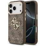 Kitos prekės Guess  Guess 4G Big 4G Classic Logo Case for iPhone 17 Pro - Brown and Gold 