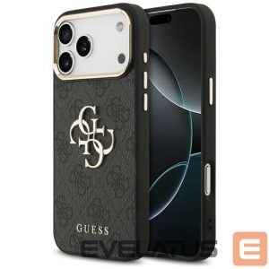 Kitos prekės Guess  Guess 4G Big 4G Classic Logo Case for iPhone 17 Pro Max - Black and Gold 