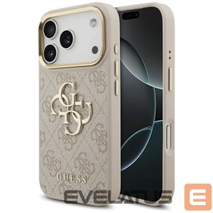 Kitos prekės Guess  Guess 4G Big 4G Classic Logo Case for iPhone 17 Pro - Rose Gold 