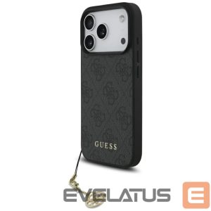 Kitos prekės Guess  Guess 4G Charms Collection MagSafe case for iPhone 17 Pro - black 