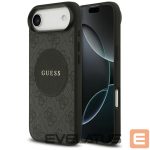 Kitos prekės Guess  Guess 4G Circle Classic Logo MagSafe case for iPhone Air - black 