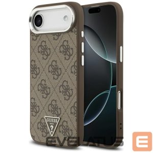 Kitos prekės Guess  Guess 4G Triangle Logo MagSafe case for iPhone Air - brown 
