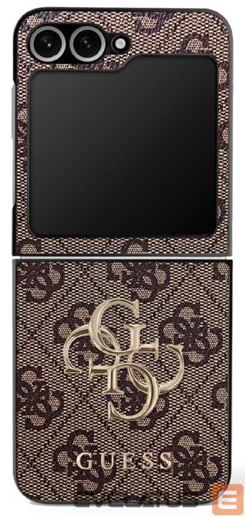 Kitos prekės Guess Guess Big 4G Logo Classic Logo Case for Samsung Galaxy Z Flip 7 - Brown