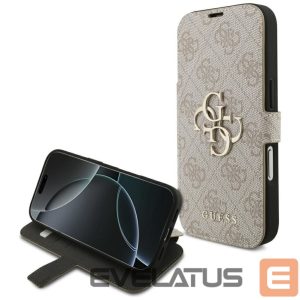 Kitos prekės Guess  Guess Book 4G Metal Logo Case for iPhone 17 Pro - Pink 