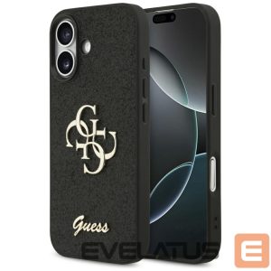 Kitos prekės Guess  Guess Fixed Glitter Big 4G case for iPhone 17 - black 