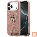 Kitos prekės Guess  Guess Fixed Glitter Big 4G Case for iPhone 17 Pro Max - Pink 
