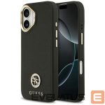 Kitos prekės Guess  Guess Grained Strass Logo MagSafe case for iPhone 17 - black 