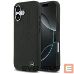 Kitos prekės Mercedes-Benz  Mercedes Leather Large Laurel Leave MagSafe Case for iPhone 17 - Black 