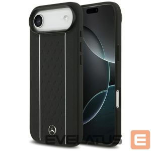 Kitos prekės Mercedes-Benz  Mercedes Leather Star Pattern Stripes MagSafe case for iPhone Air - black 